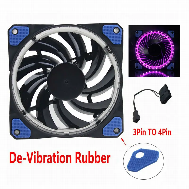 Gdstime 50 шт. 120x120 мм DC 12V компьютерный корпус охлаждающий вентилятор 120 x 25 зеленые