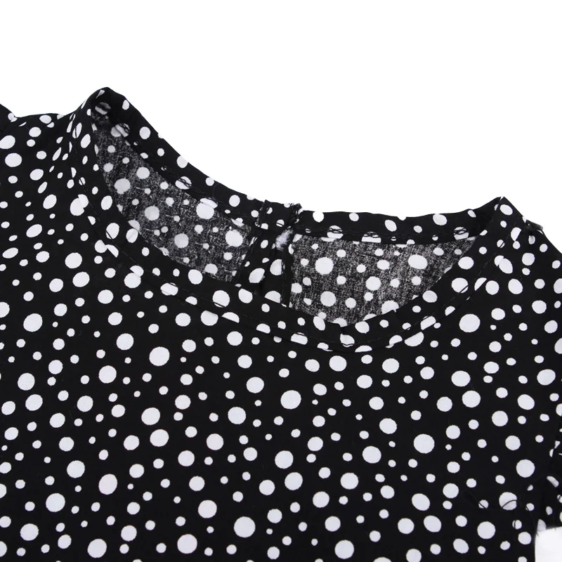 2016 милые комплекты одежды для маленьких девочек Детские шифоновые топы в черный