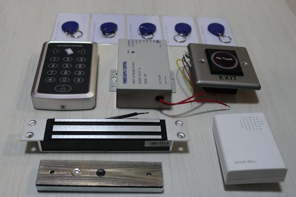 125 кГц ID карты keytag + пароль автономный считыватель машина контроля доступа 180 кг