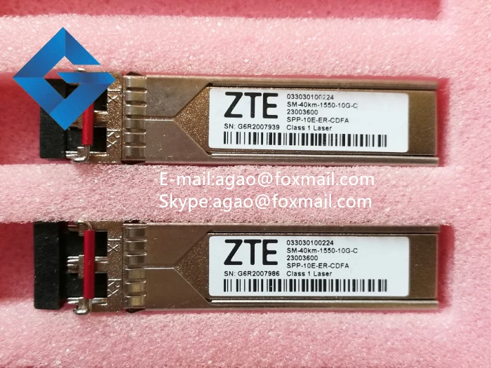 Оригинальный ZTE SM 40km 1550 10G C SPP 10E ER CDFA 40KM одномодовый модуль приемопередатчика LC SFP