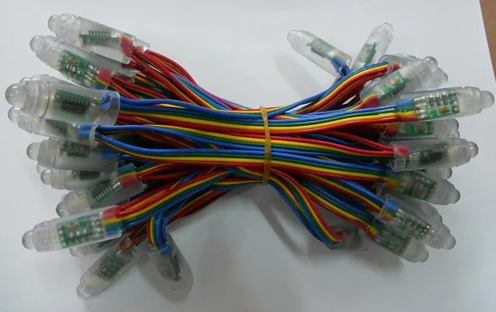 Светодиодный пиксельный модуль WS2801 IP68 серый масштаб 256 IP684 провода