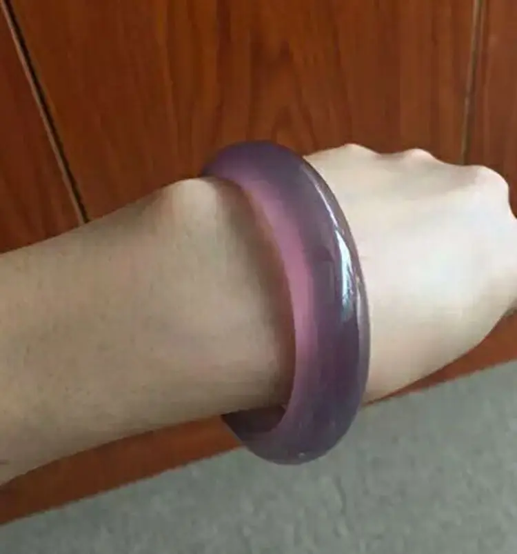 Бразилия Природные Фиолетовый Халцедон Браслет | Украшения и аксессуары