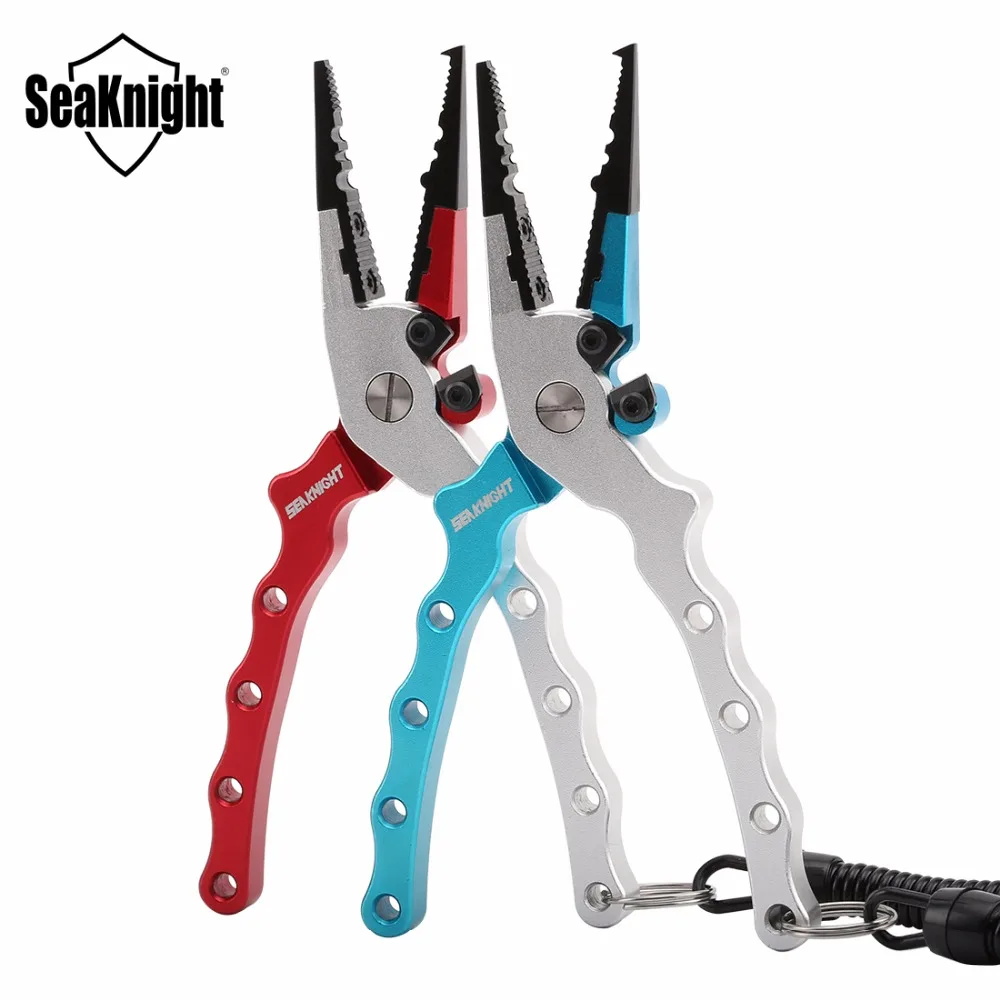 Seaknight SK004 рыболовные плоскогубцы из алюминиевого сплава + веревка для удержания 80