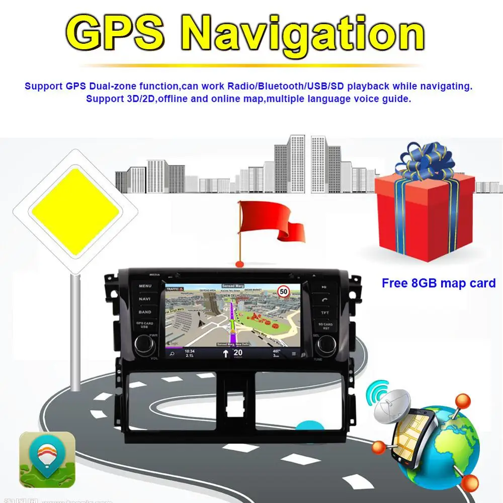 Android 8 0 Восьмиядерный 4 Гб RAM автомобильный DVD мультимедийный плеер с gps-навигацией