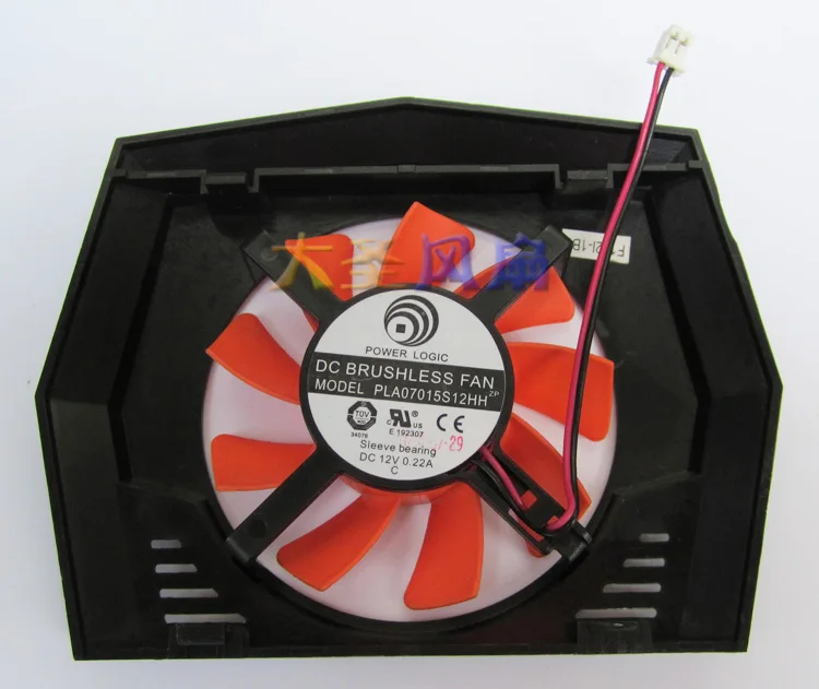 Оригинальный вентилятор для видеокарты GeForce GT 240 пластина 07015s12hh 12 В 0 22a|fan msi|msi fanfan