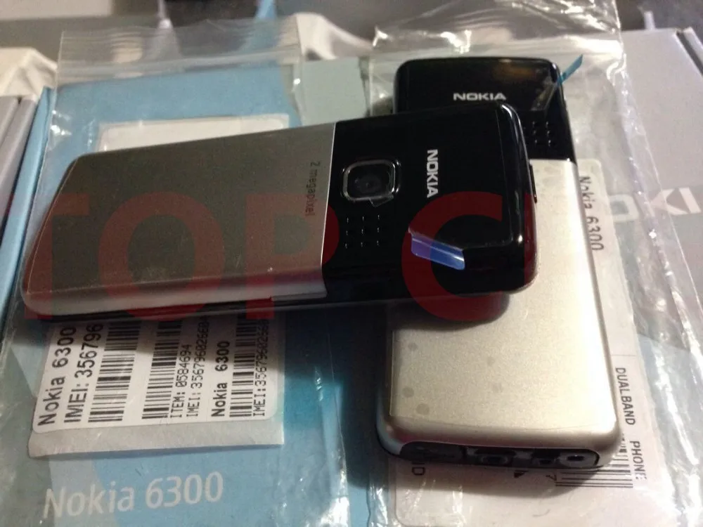 Восстановленный разблокированный Nokia 6300 5MP GSM поддержка русская и арабская клавиатура мобильный телефон трехдиапазонный многоязычный