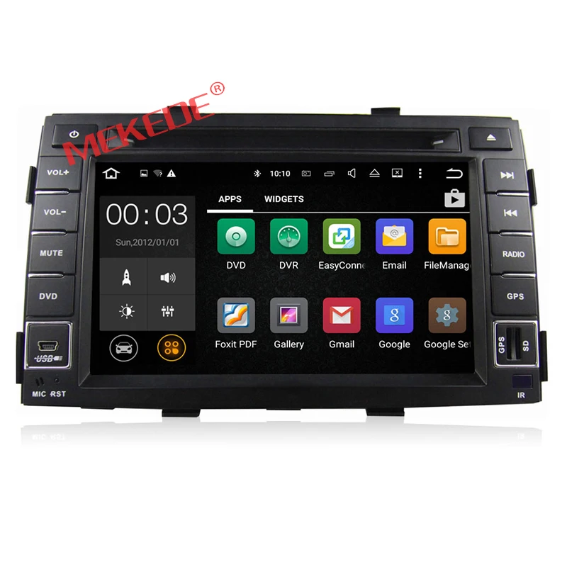 Quad-core Android7.1 HD 1024*600 2 граммовое автомобильный мультимедийный плеер магнитола для