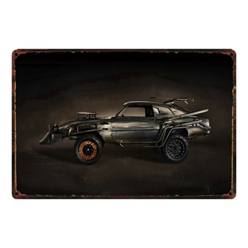 [WellCraft] Mad Max кино металлическая жестяная вывеска настенная тарелка плакат винтажный кинотеатр Паб Бар Ретро Живопись персональный декор FG-243 - Цвет: WA 3308