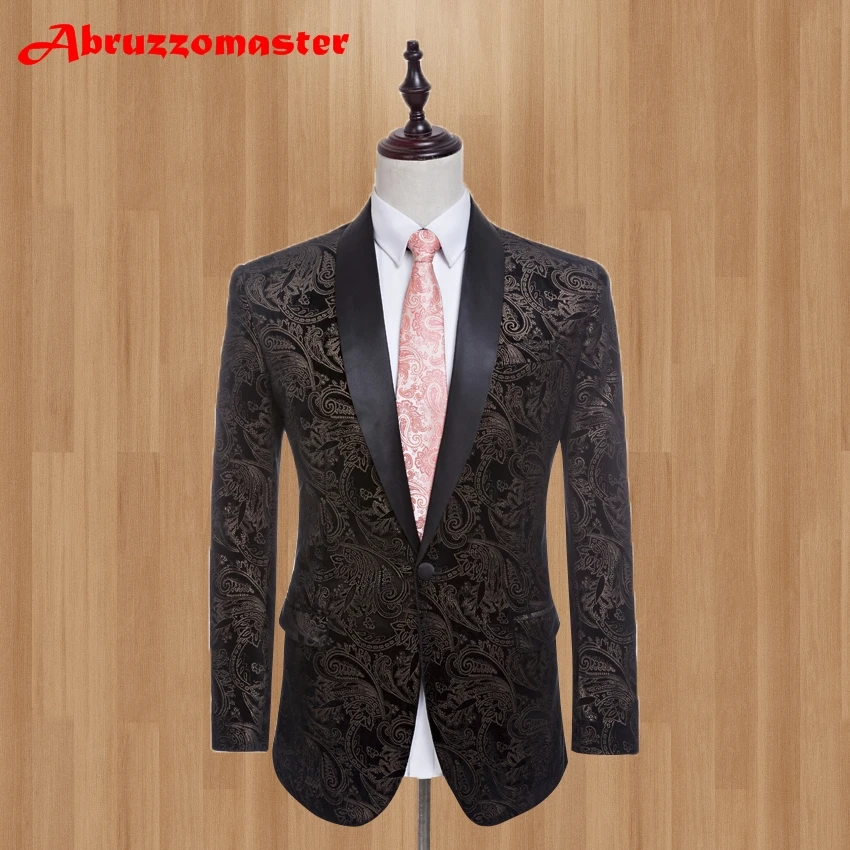 2 стиля бархатные мужские блейзеры Свадебный костюм для мужчин Ternos Masculino