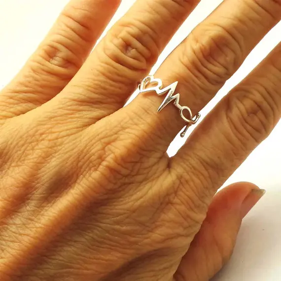 Кольцо стетоскопа с сердцебиением медицинская помощь подарок для медсестры