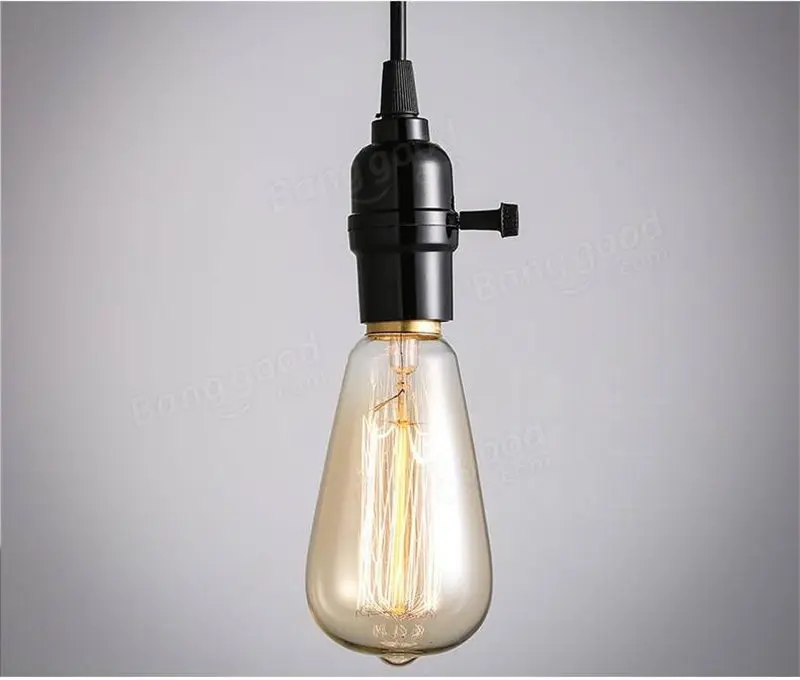 Лампа Эдисона E27 220 в 40 Вт T10 T185 T30 BT58 G80 Ретро лампа накаливания Эдисона лампа накаливания светильник лампочки с ампулой винтажная лампа