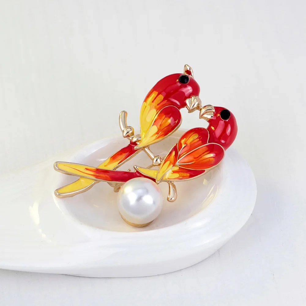 Женская Винтажная брошь в виде птицы MloveAcc | Украшения и аксессуары