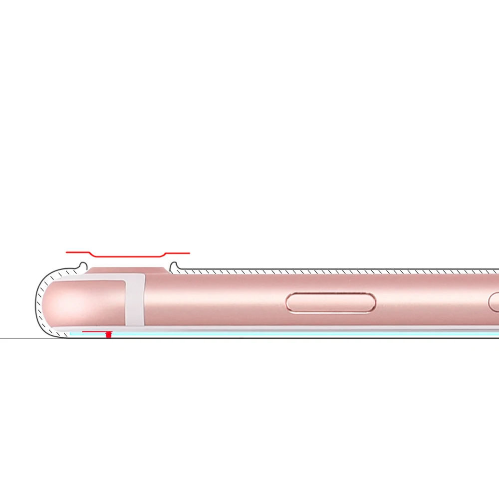 3D Рельеф Печати ультратонкий CaseFor iphone7 7 Плюс Матовое ТПУ Щит 360 градусов полная