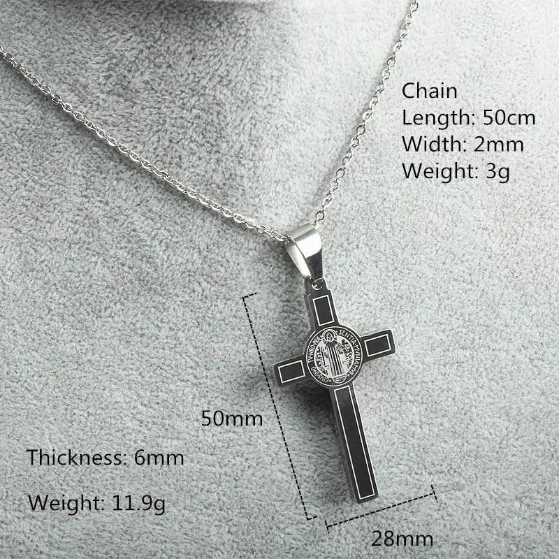Снова драгоценность нержавеющая сталь Иисус Христос кулон ожерелье
