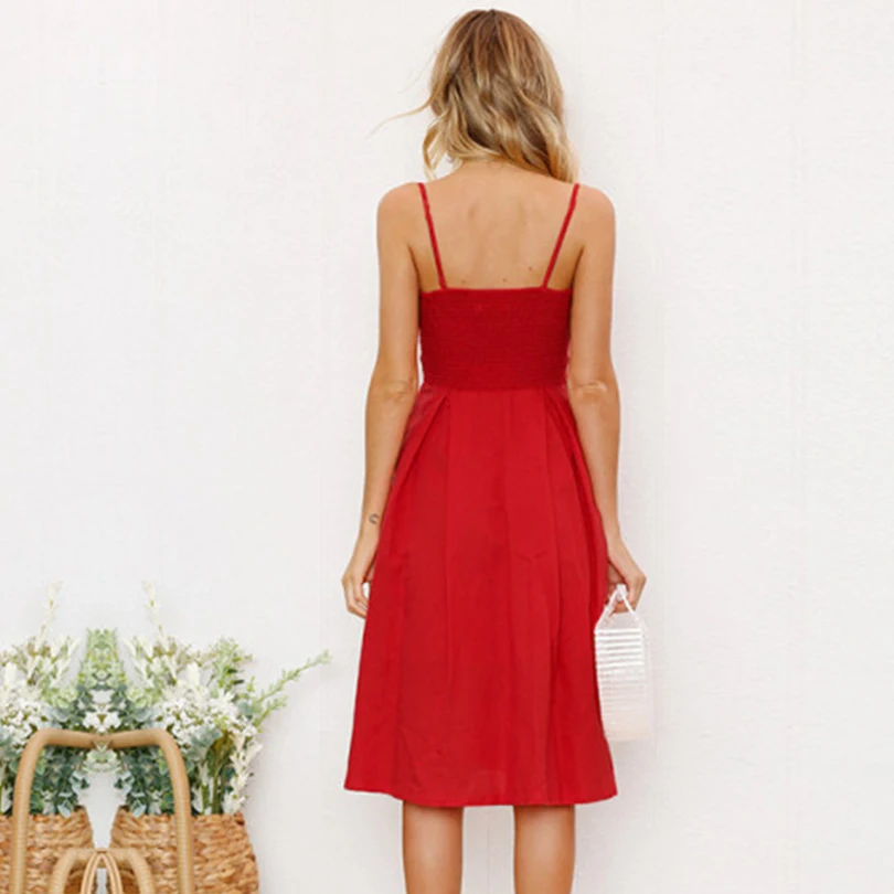 Сексуальное женское платье с v образным вырезом и бантом длинное без рукавов