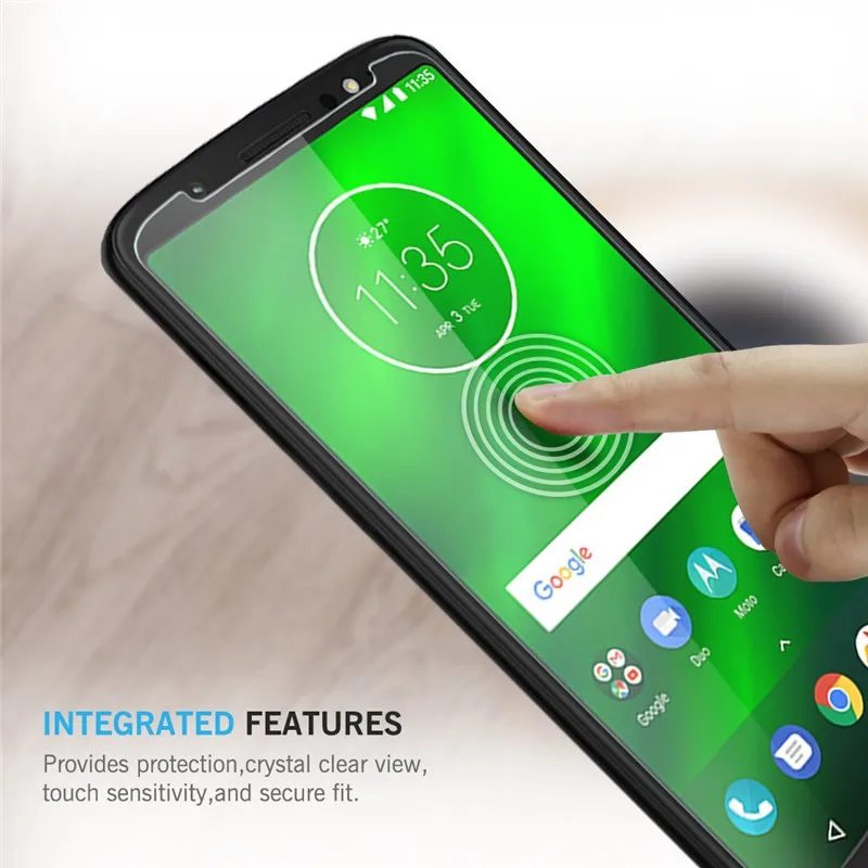2 шт. закаленное стекло для Motorola Moto G6 Plus Защитная пленка экрана Защитное Play |