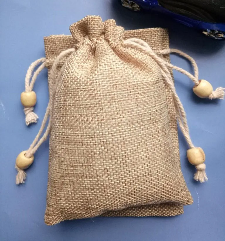 5 шт. маленькие льняные сумки для ювелирных изделий | Украшения и аксессуары