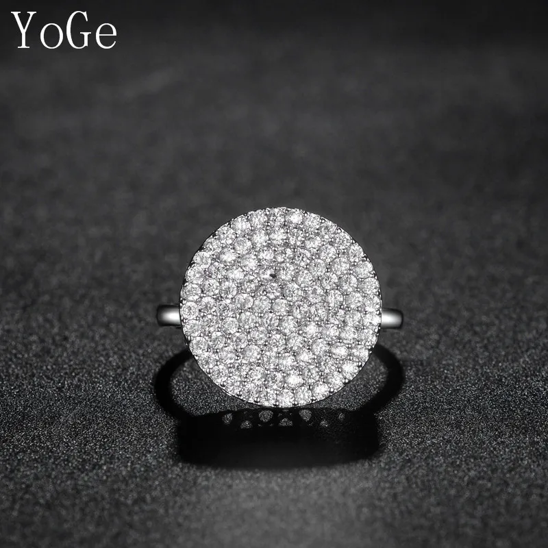 YoGe свадебные и вечерние ювелирные изделия для женщин R2560 модный дизайн AAA CZ Кольцо