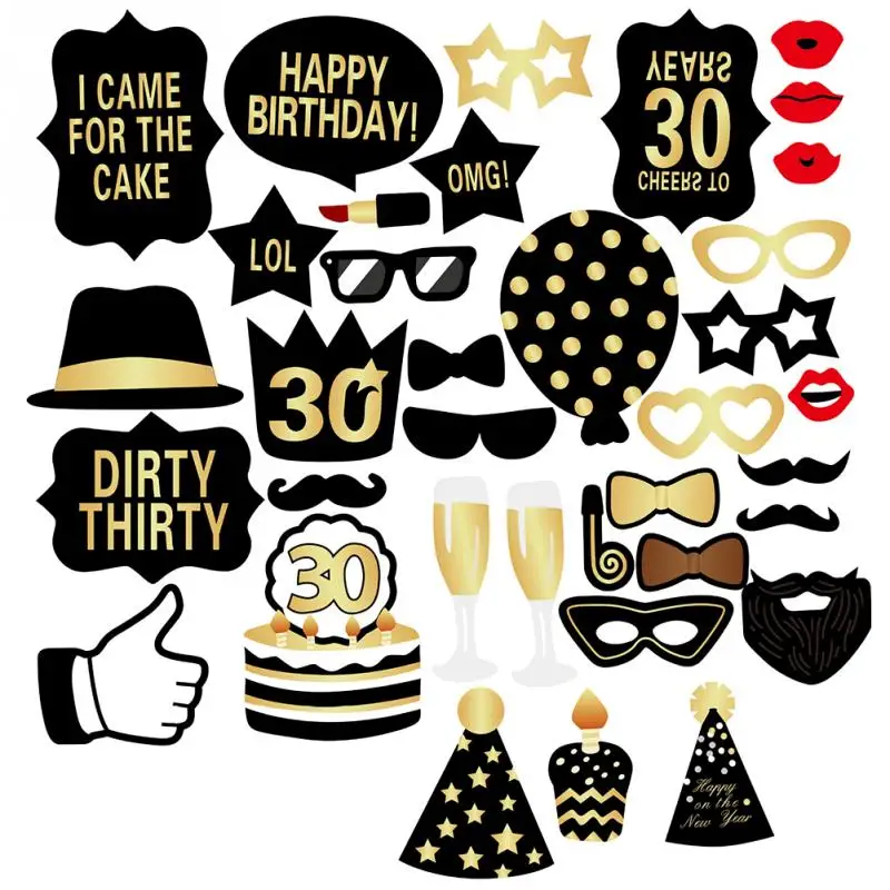 8/21/30/50/60th день рождения фото стенд реквизит DIY Mr Mrs Photo Booth Реквизит юбилей Декор