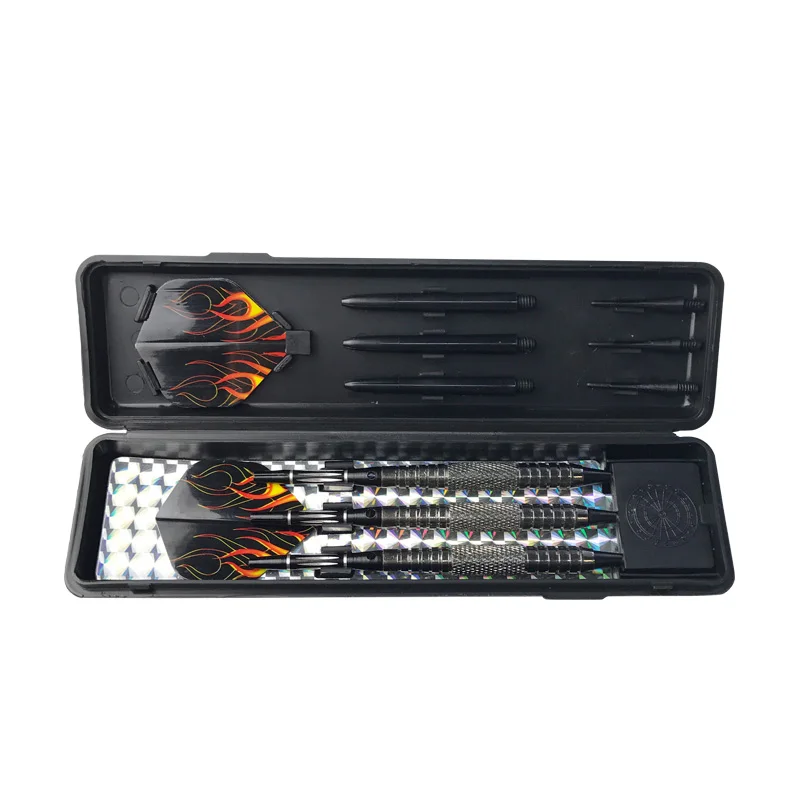 

Easytoday 3Pcs/set Darts Professional Electronic Darts Soft Tip Metal Barrel Darts Shafts Aluminum Plastic Box Packed Flights
