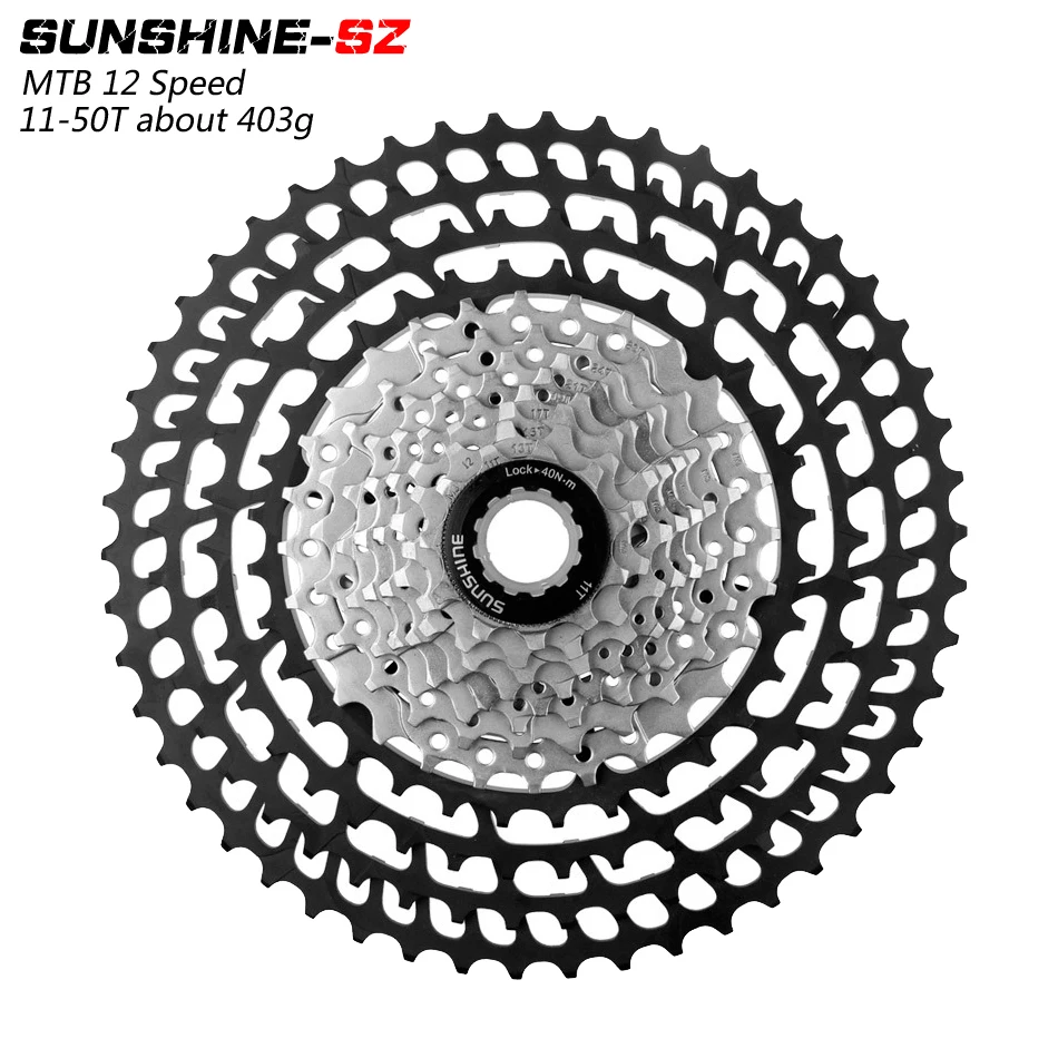 SUNSHNE MTB 12 Geschwindigkeit 11-52t кассетт 365 г ультралайхт Fahrrad Freilauf 12t Fahrrad Teile Berg мех shimano M9000 M800
