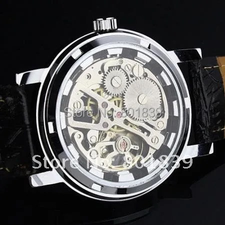 Элегантные Мужские наручные часы серебристого цвета с кожаным ремешком|gift gifts|gift