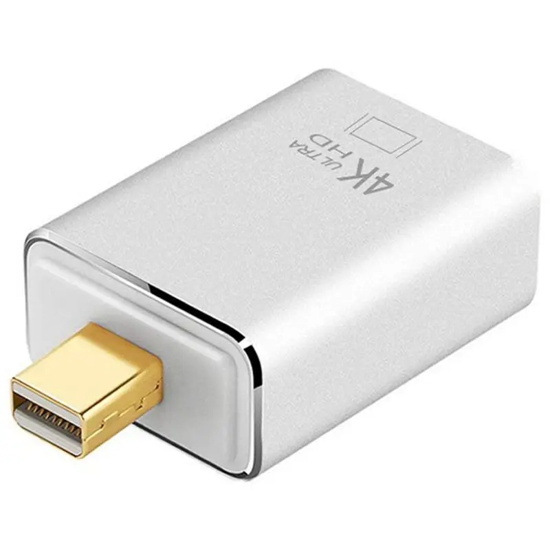 ABGN Hot-Mini Displayport(Thunderbolt 2.0) To Hdmi Adapter 4K Mini Dp Converter For Macbook Air Pro Su |