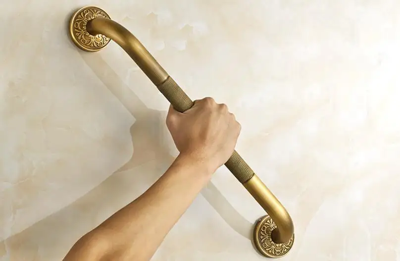 Леди Любимый 52 см (20 &quot) Античный Медь Ванная Комната Захватить бар ванна перила