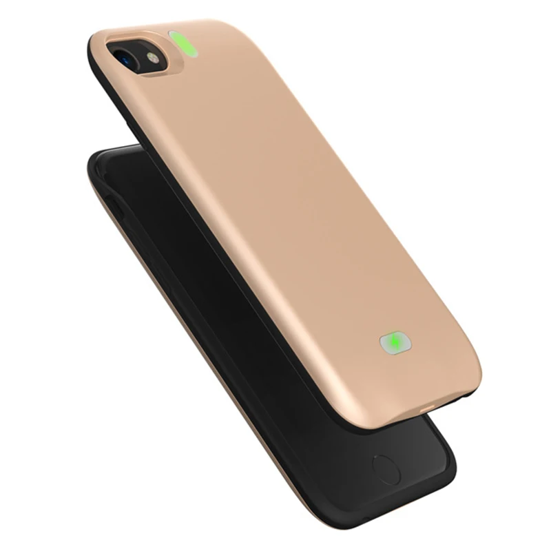4000 мАч чехол для зарядного устройства для iphone 6 6 S Внешний аккумулятор ультра тонкий внешний резервный чехол для iphone 7 8