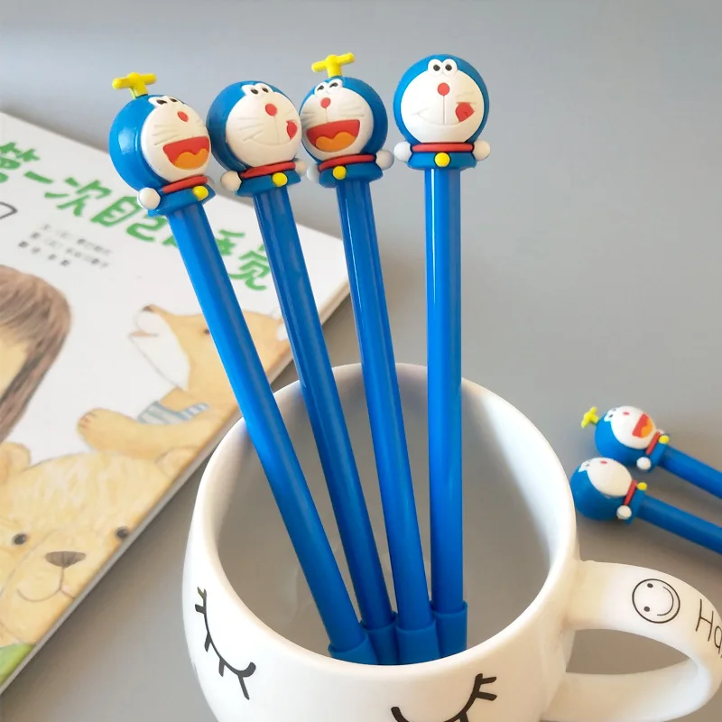1 шт. креативная Милая мультяшная Тинкер кошка нейтральная ручка Doraemon ученики черные ручки