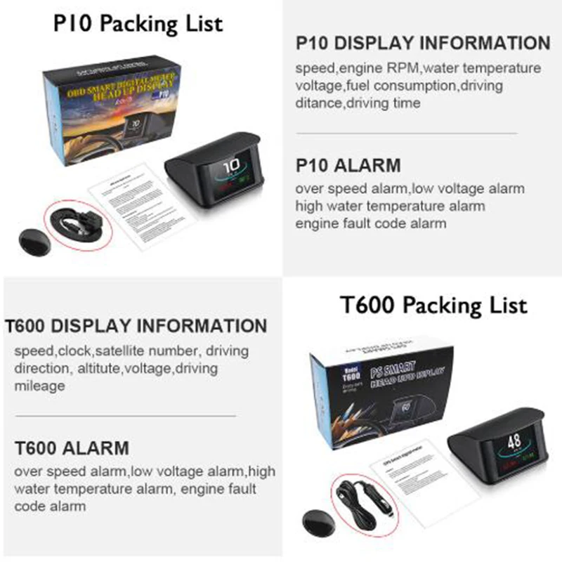 Hud Дисплей Автомобильный дисплей ЖК OBD 2 сканер диагностический инструмент в