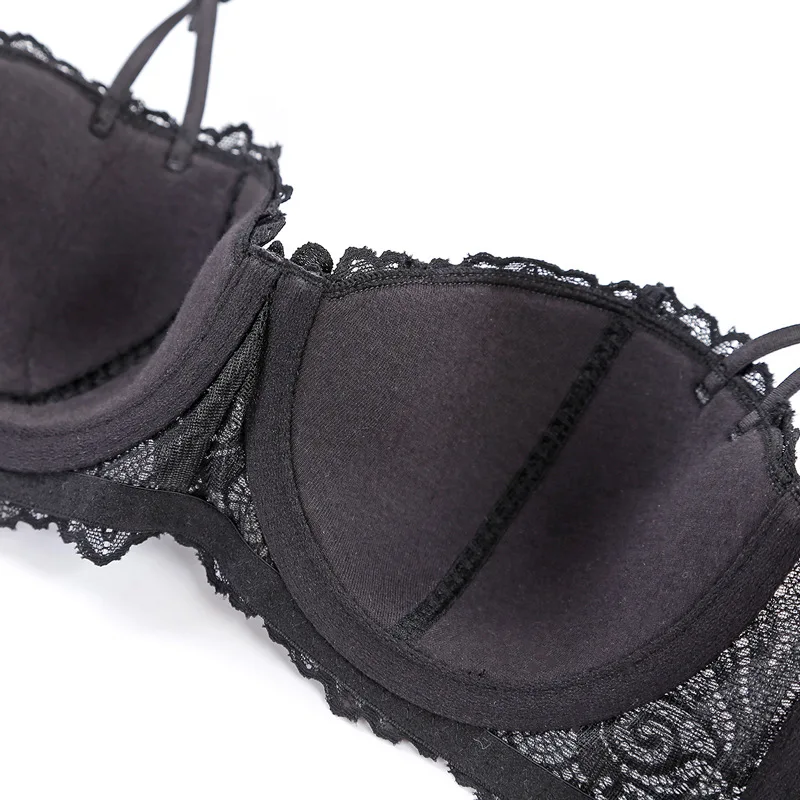 Новые женские комплекты с бюстгальтером пуш ап Demi Модный хлопковый комплект