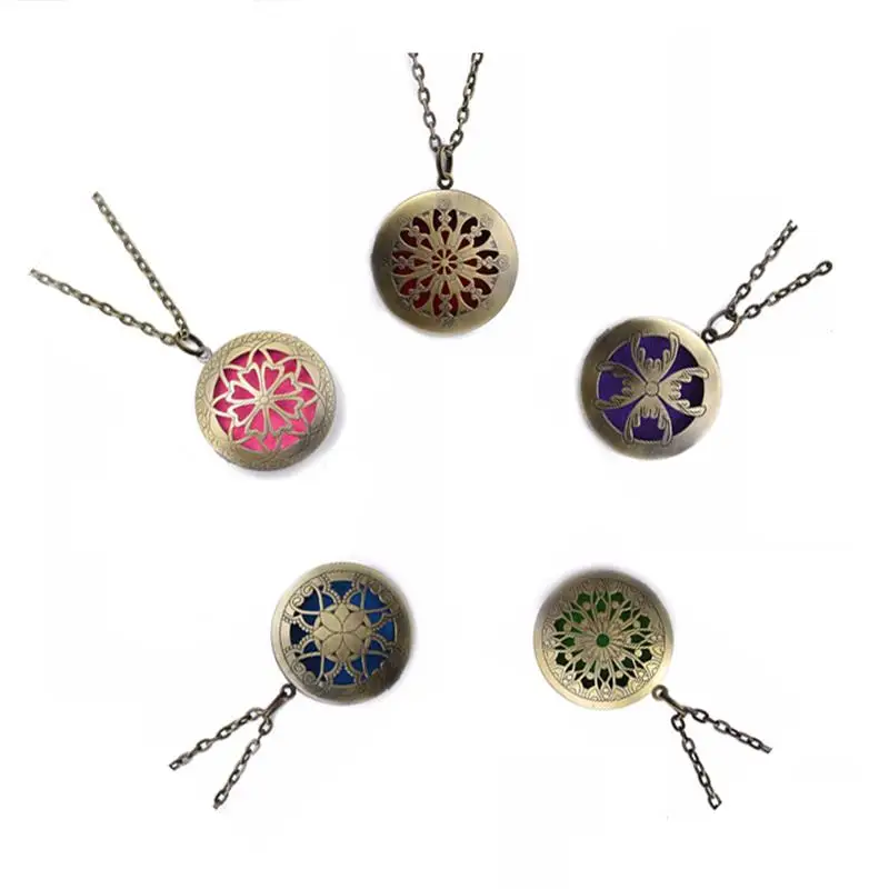 1 шт. винтажный диффузор для тела ожерелье медальон яркий распылитель колодки