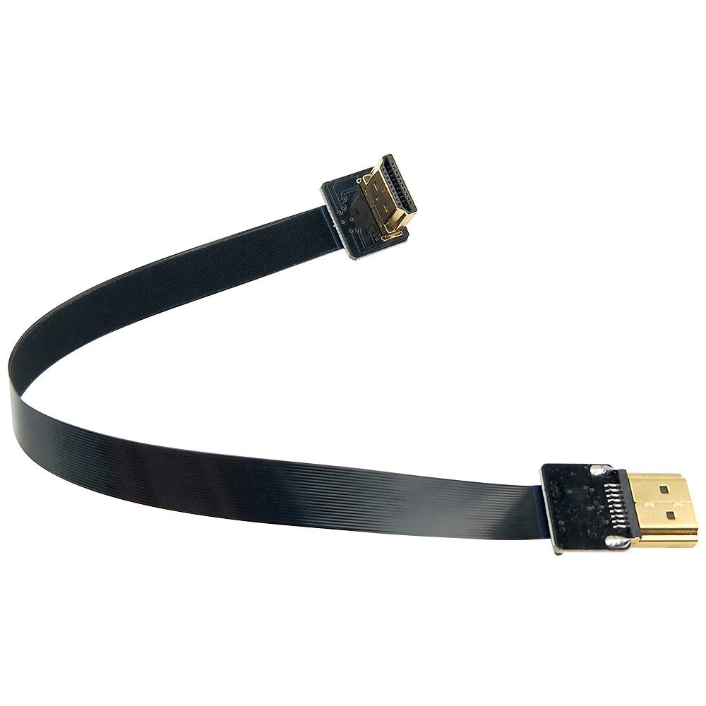 Danspeed FPV HDMI type A Male to Male M/M HDTV, FPC плоский кабель для аэрофотосъемка подключение видео устройства к HDMI 20 см