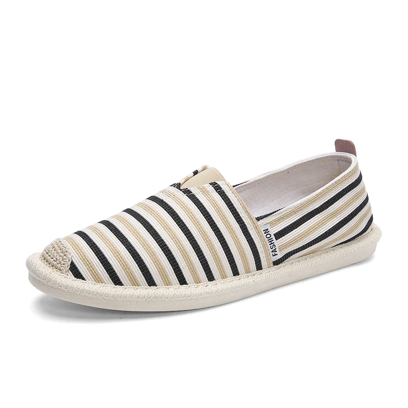 2019 New Men Casual Shoes Loafers Slip on Breathable Hemp Men's Zapatos Hombre Sapatos Fashion Male Sneaker Cheap | Обувь