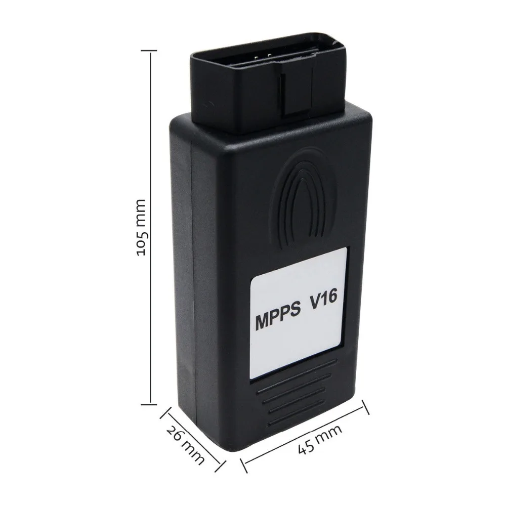 USB диагностический сканер MPPS V16 ECU чип тюнинг для EDC15 EDC16 EDC17 Inkl CHECKSUM CAN Flasher