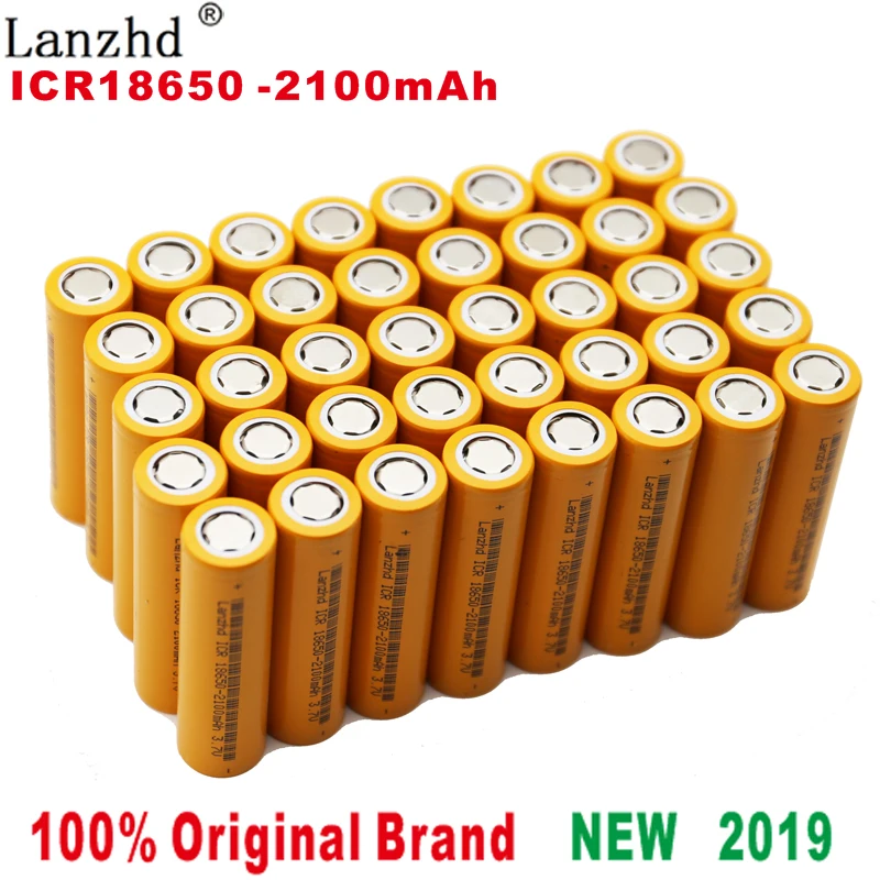 8-40 шт перезаряжаемая 18650 батарея 2100mAh литий-ионные батареи 3,7 V для samsung 18650 литиевая батарея для фонарика ноутбука игрушка