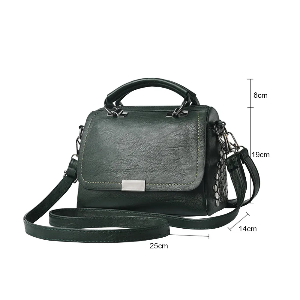 Женская сумка из искусственной кожи Aelicy винтажная Повседневная Сумка тоут