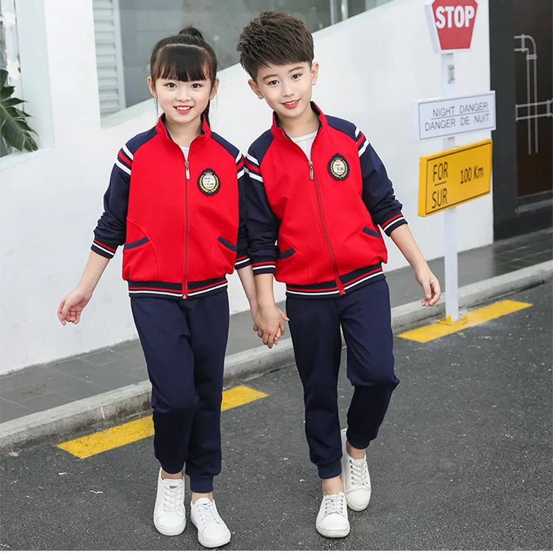 2019 new kindergarten spring and autumn clothing set primary school uniforms British baseball uniform | Детская одежда и обувь
