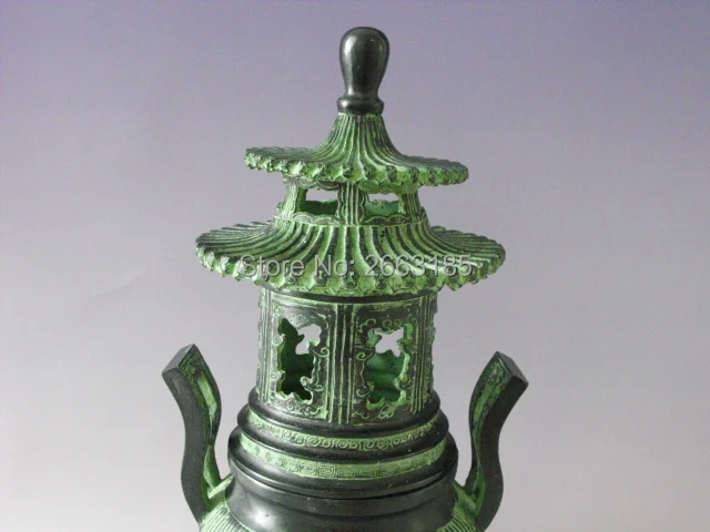 Горячая Распродажа Китайская античная бронза имитация знак башни Курильница