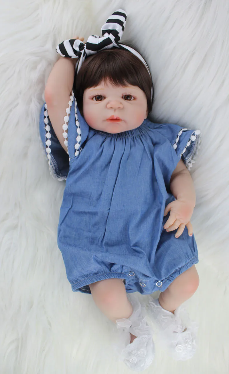 

NPKCOLLECTION 55 см силиконовая кукла Reborn, Реалистичная кукла, 22 дюйма, новорожденная девочка, принцесса, Детская кукла, игрушка, подарок для ребенк...