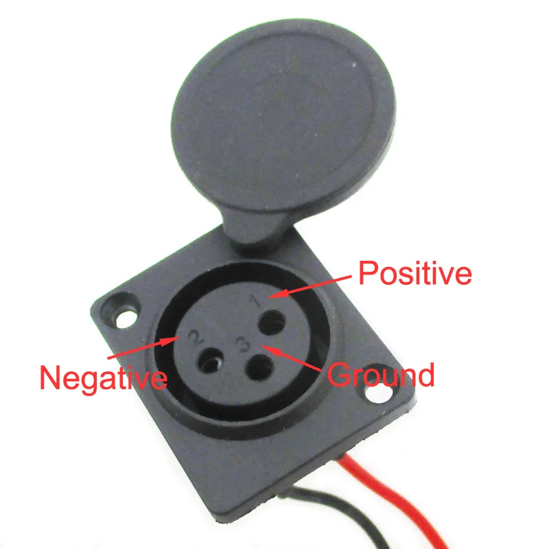 3-позиционный разъем для зарядки XLR Currie GT Schwinn Ezip Izip скутер evo 500 800 1000 GT-750 Razor MX650 Dirt