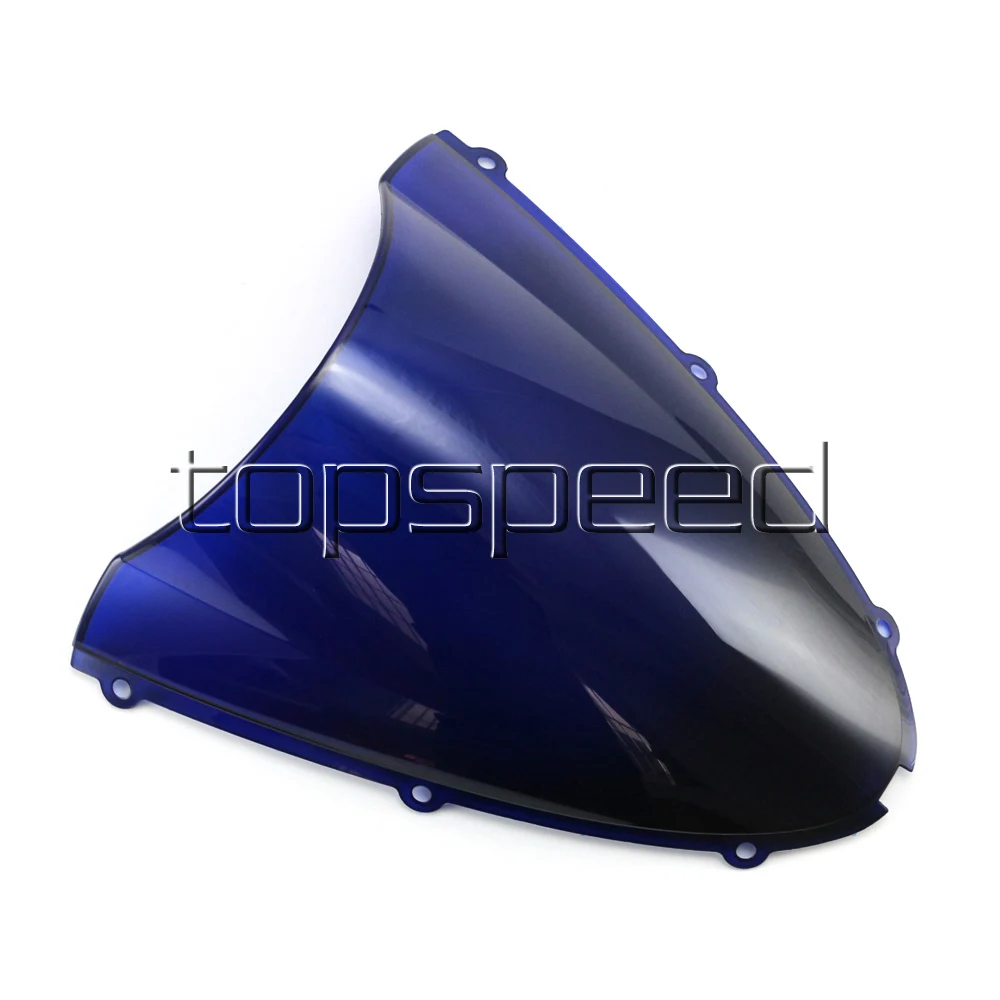 Лобовое стекло мотоцикла для Kawasaki Ninja ZX6R 2005 2006 2007 2008 /ZX10R 2006-2007 синее | Автомобили и