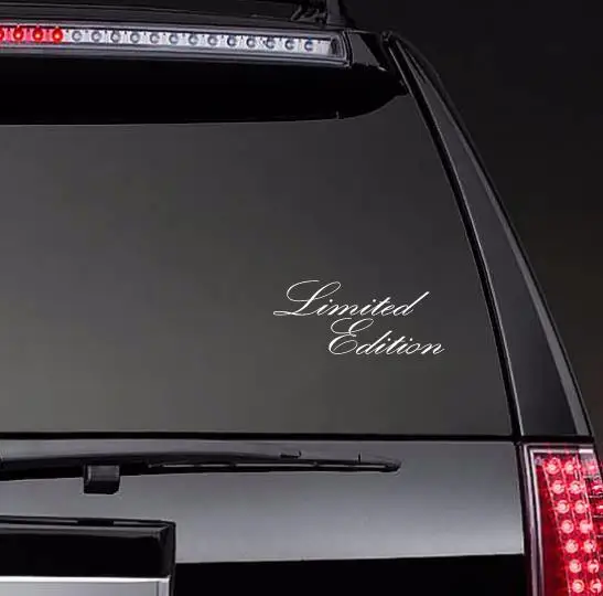 Довольно ограниченный выпуск наклеек на корпус автомобиля Наклейка окно или