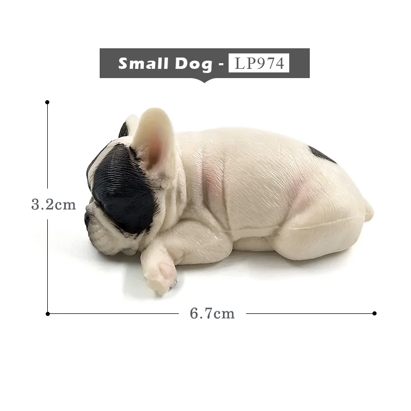 Small Dog -f Моделирование маленькая собака щенок животное модель Фигурка домашний декор миниатюрное украшение для сада в виде Феи аксессуары современная статуя фигурка - Цвет: Small Dog -f