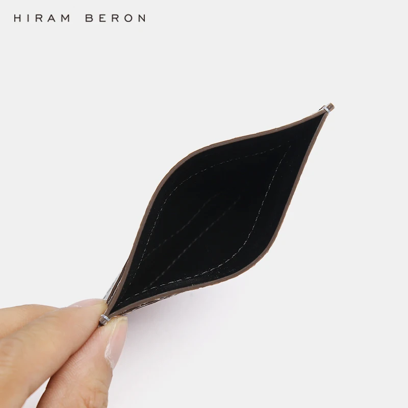Кошелек Hiram Beron женский из кожи питона роскошный маленький бумажник для кредитных