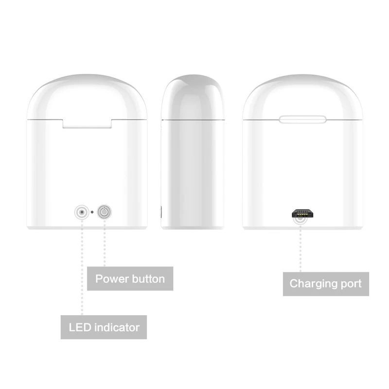 Новые наушники вкладыши Ture беспроводные Bluetooth стерео Музыкальная гарнитура для
