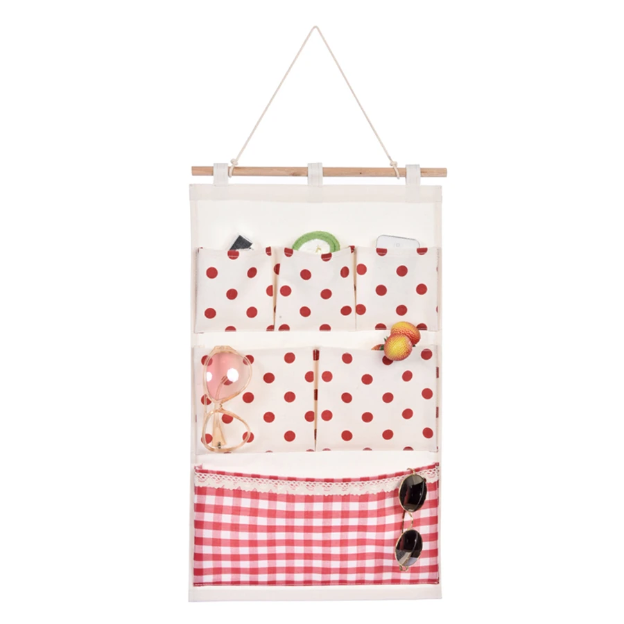Cartoon Bedroom Bag Organizer And Storage Linen Baby Bed Rangement Organizadores Hanging For Toys QQI06 |