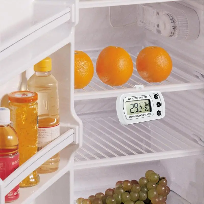 Digital Refrigerator Freezer Room Thermometer Waterproof Splash Proof Easy To Read Large Display | Инструменты