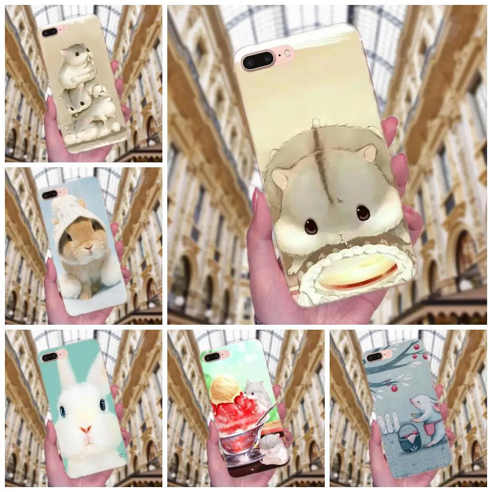 Кролик мышь Хомяк новинка чехлы Мягкий ТПУ милая кожа для Galaxy J1 J2 J3 J330 J4 J5 J6 J7 J730 J8